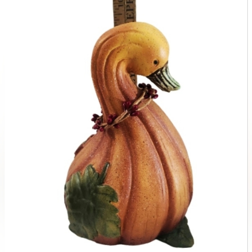 Vintage Gourd Pumpkin Ducks Geese Statue Decor Figures Set of 2 Collections, etc - Picture 7 of 16